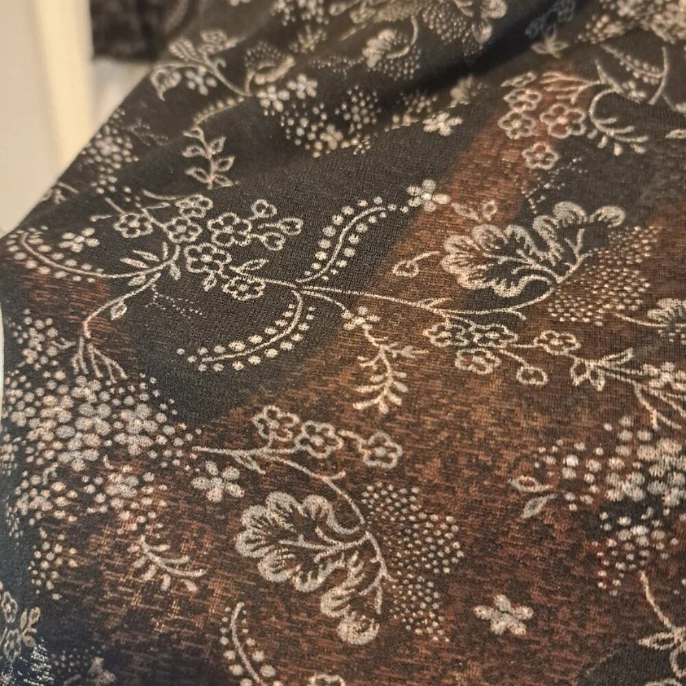 Sheer Long Sleeve Dress or Tunic Top - Picture 2 of 3